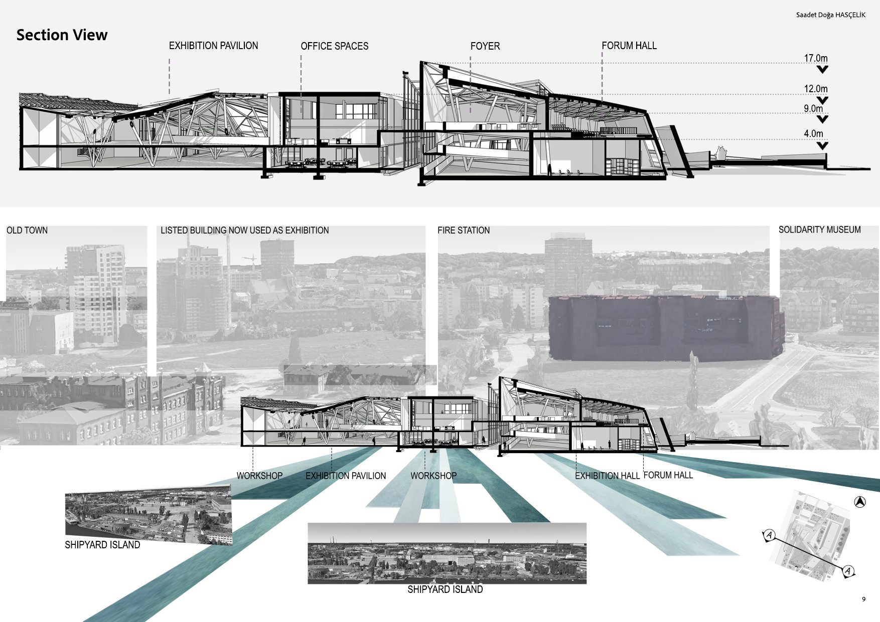 Solidarity Nexus, section toward the shipyard